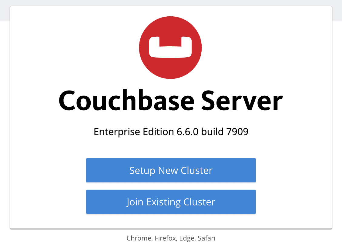 Setup new Couchbase