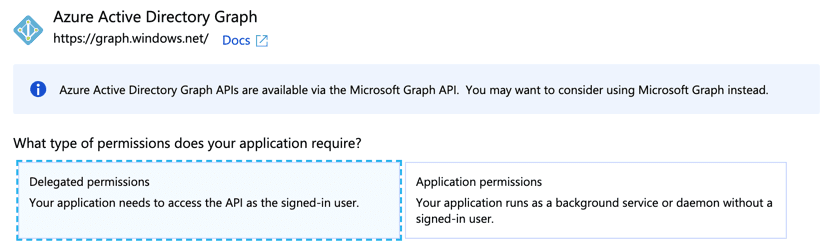 Azure Active Directory Graph